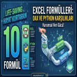 Excel’de Hayat Kurtaran 10 Formül (Ve Bunların Python/DAX Karşılıkları)